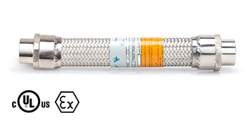 Explosion proof flexible coupling for hazardous area oil and gas